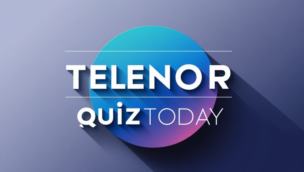 telenor quiz today